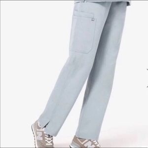 FIGS Dusty Blue Large Kade Pants